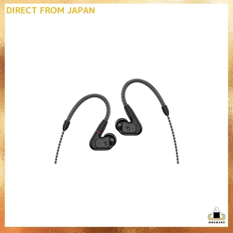 Sennheiser wired earphones IE 200 black, featuring dynamic canal type, TrueResponse transducer for a