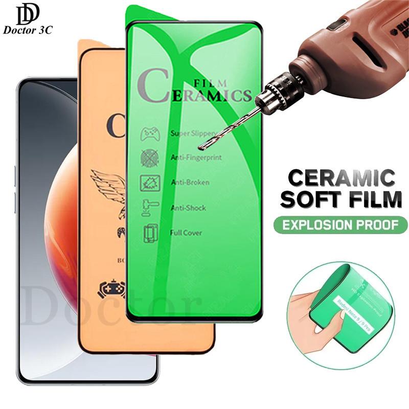 เซรามิค Clear Matte Full ฟิล์มกระจกนิรภัยสําหรับ Tecno Camon 30 20s 19 18 17 16s 15 12 Pova 6 5 Pouv