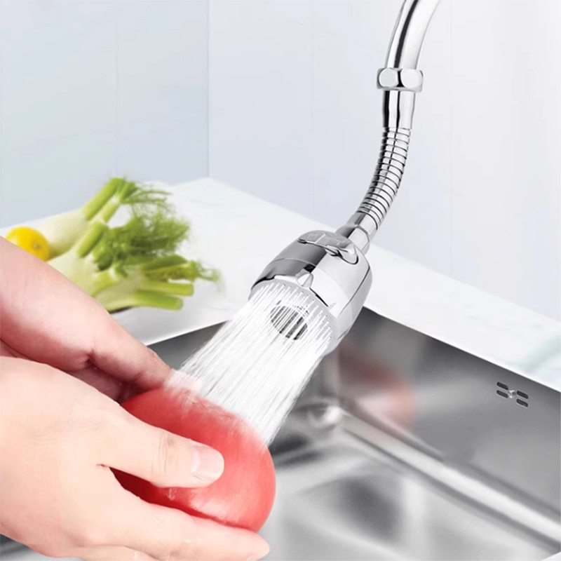 หัวต่อก๊อกน้ำ(หมุน360องศา)ตัวแปลง ปรับได้ 2/3 ระดับ สายยาง กันน้ำกระเด็น - รูปที่ 7