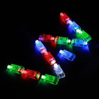 ของเล่นส่องสว่าง LED แหวนไฟ ไฟนิ้วหลากสี นิ้วไฟ Colorful finger l