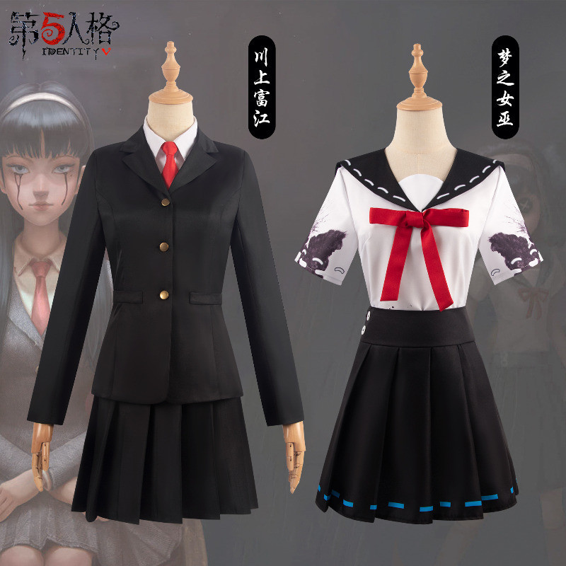Identity V คอสเพลย์ Ito Junji Kawakami Tomie ญี่ปุ่น JK ชุดวิกผม Dream แม่มดฮาโลวีนคอสเพลย์เครื่องแต่งกายผู้หญิงหญิง