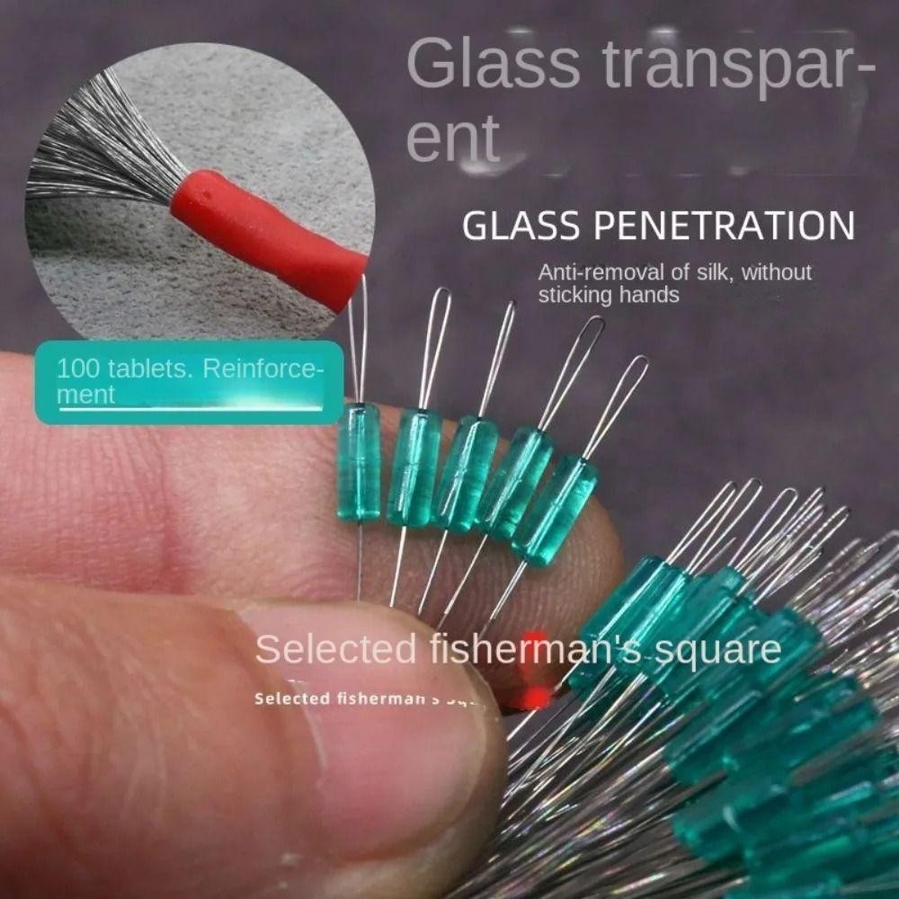 LANFY สายหยุดปลารองนิ้ว 100 เม็ด ซิลิโคน 5 ขนาด สำหรับบอบเบอร์และฟล้อย ทนทาน ป้องกันการพัวพันแบบมืออาชีพ - รูปที่ 4