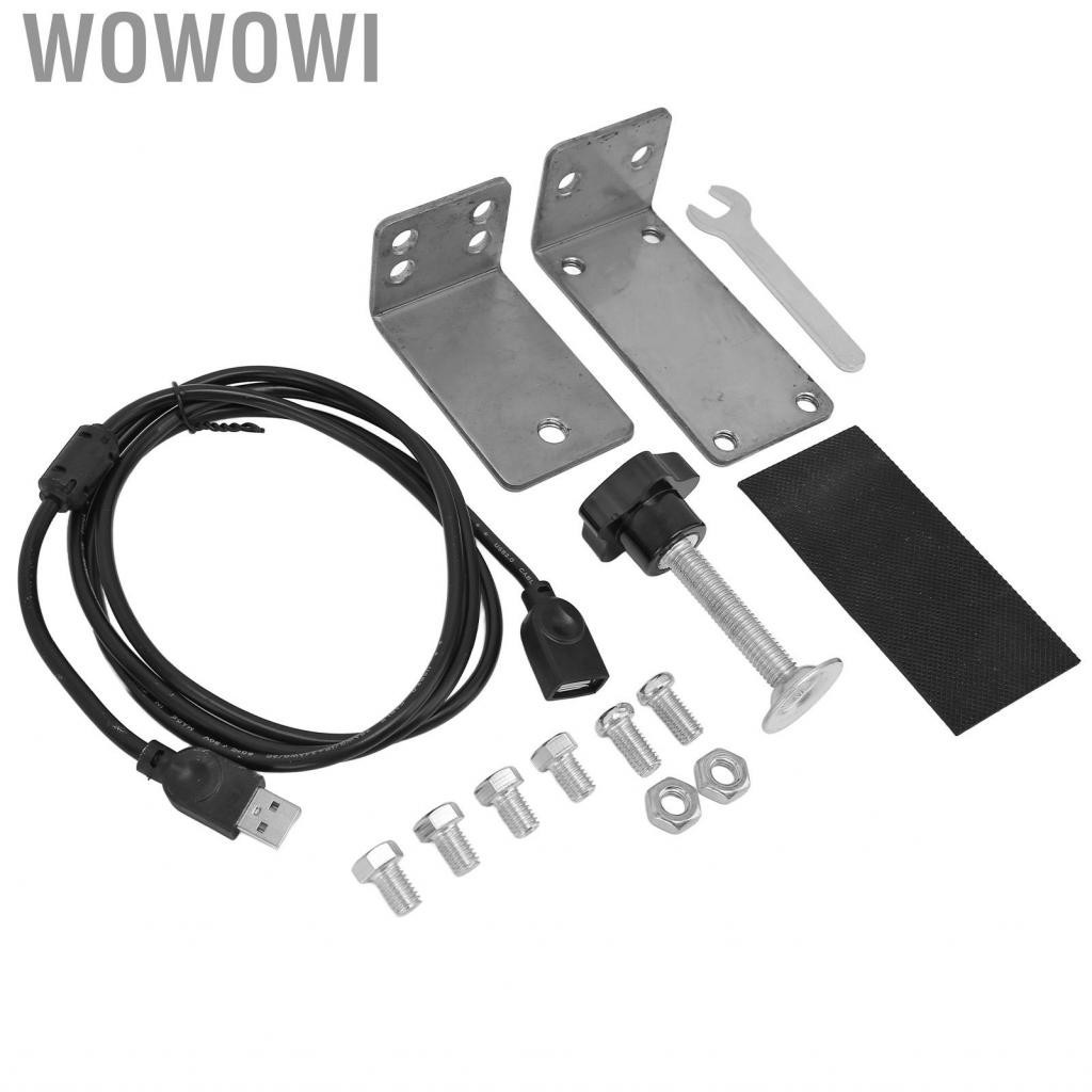 Wowowi Racing Game Handbrake Mount 64 Bit USB Bracket for Sim Games Replacement Logitech G27 G25 G29 T500 T300
