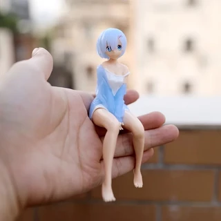 14ซม.อะนิเมะre❅lifeในโลกที ่ แตกต ่ างจากZero Action Figure Kawaii Ram Remนั ่ งลงรูปPVCรุ ่ นของเล ่ นคอลเลกชันตุ ๊ กตาเด ็ กของขวัญ