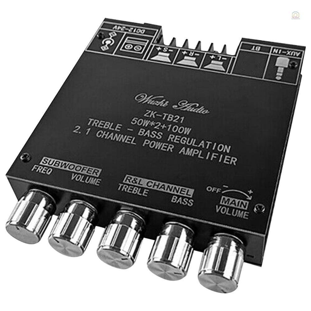 2.1 Channel BT Audio Amplifier โมดูล AUX BT5.0 อินพุตเสียงซับวูฟเฟอร ์ ซ ้ ายและขวาช ่ องเอาต ์ พุตเสียง Power Amplifier Board
