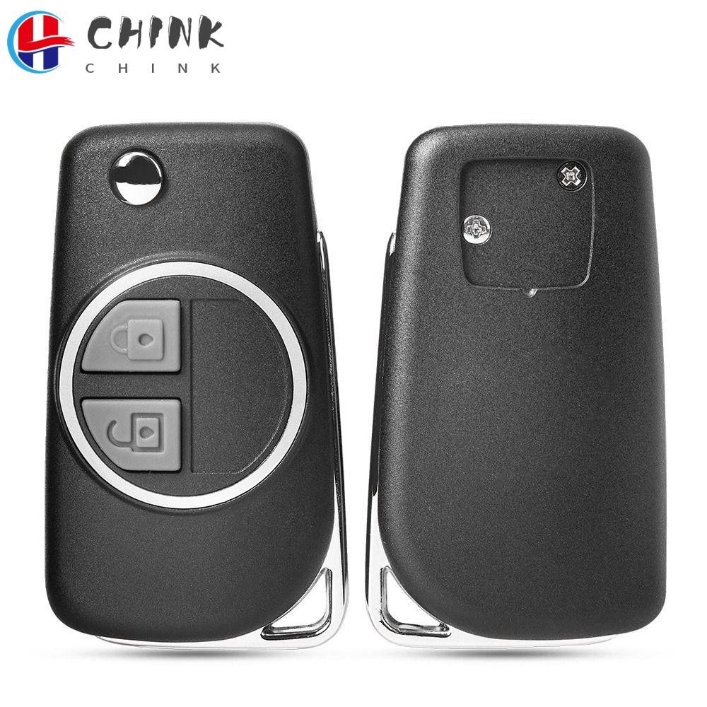 Chink กุญแจรีโมท , 2 ปุ ่ มพับกุญแจรถ Shell, Modified Flip Uncut HU133R/SZ11R ใบมีดกุญแจรถสําหรับ Su