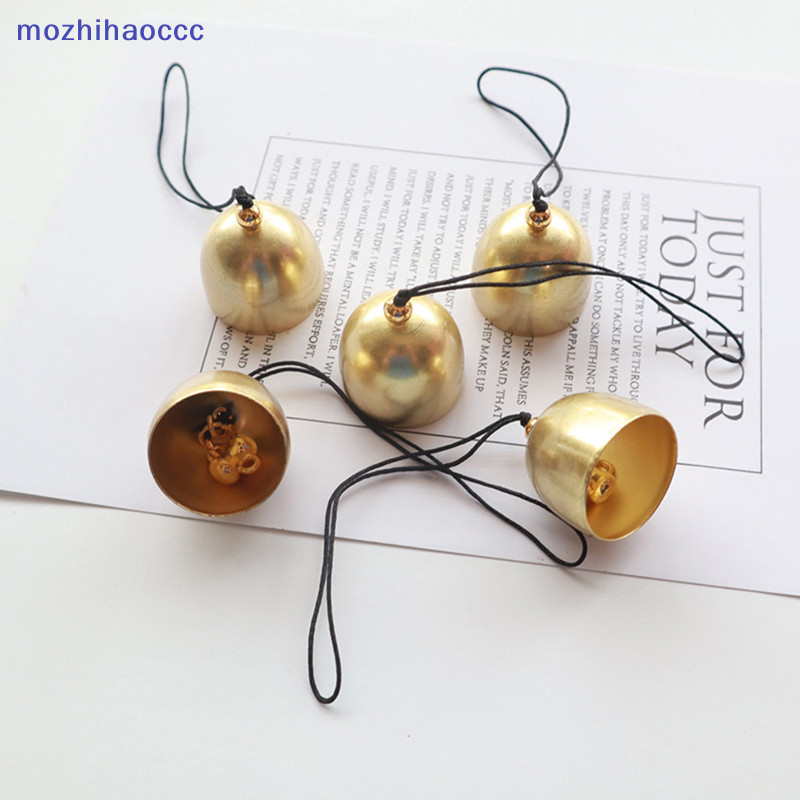 [mozh] Diy ทองเหลืองมินิระฆังคริสต์มาสระฆังโลหะตกแต่งจี้ทองเหลืองประตู Bell Diy Craft Wind Chime ระฆังทองเหลืองอุปกรณ์ตกแต่ง [TH]