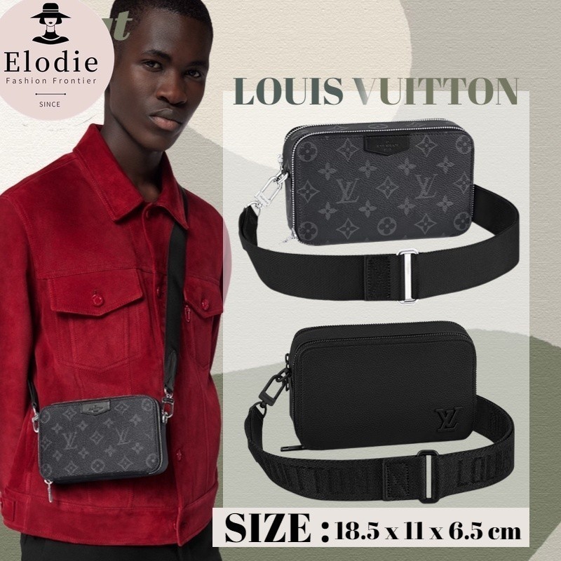 กระเป ๋ า LV Louis Vuitton Alpha Wearable Wallet Men 's Crossover Classic Bestselling 9FDG