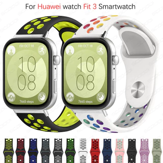 สายรัดซิลิโคนสําหรับ Huawei Watch Fit 5/5 Pro / Fit 4/4 Pro / Fit 3 สมาร์ทวอท์ชกีฬานาฬิกาข้อมือ Band