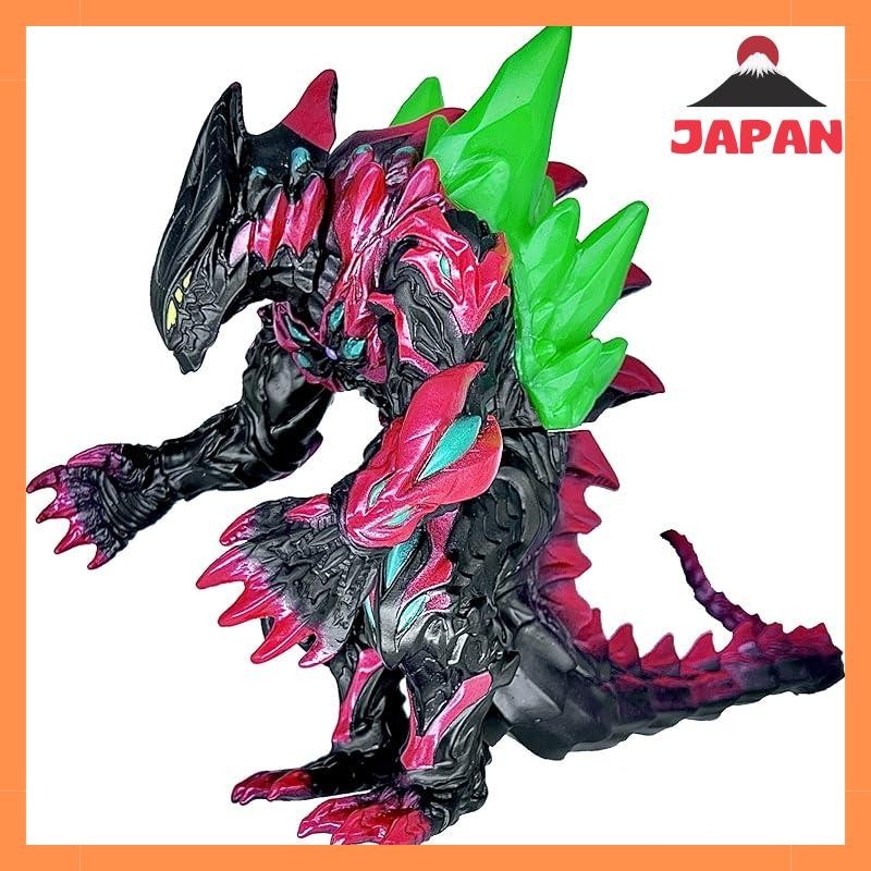 [Direct from Japan][Brand New]TwCare Ultra Monster EX Arch Belial Action Figure vs Godzilla Toy 7.9" tall 13" long Movie Series Movable Joint Soft Vinyl Travel Bag