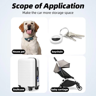 Fonken สําหรับ Aple Airtags กรณีฝาครอบป ้ องกันกันชน Shell Tracker อุปกรณ ์ เสริม Anti-scratch Airtag Key แหวนผู ้ ถือ