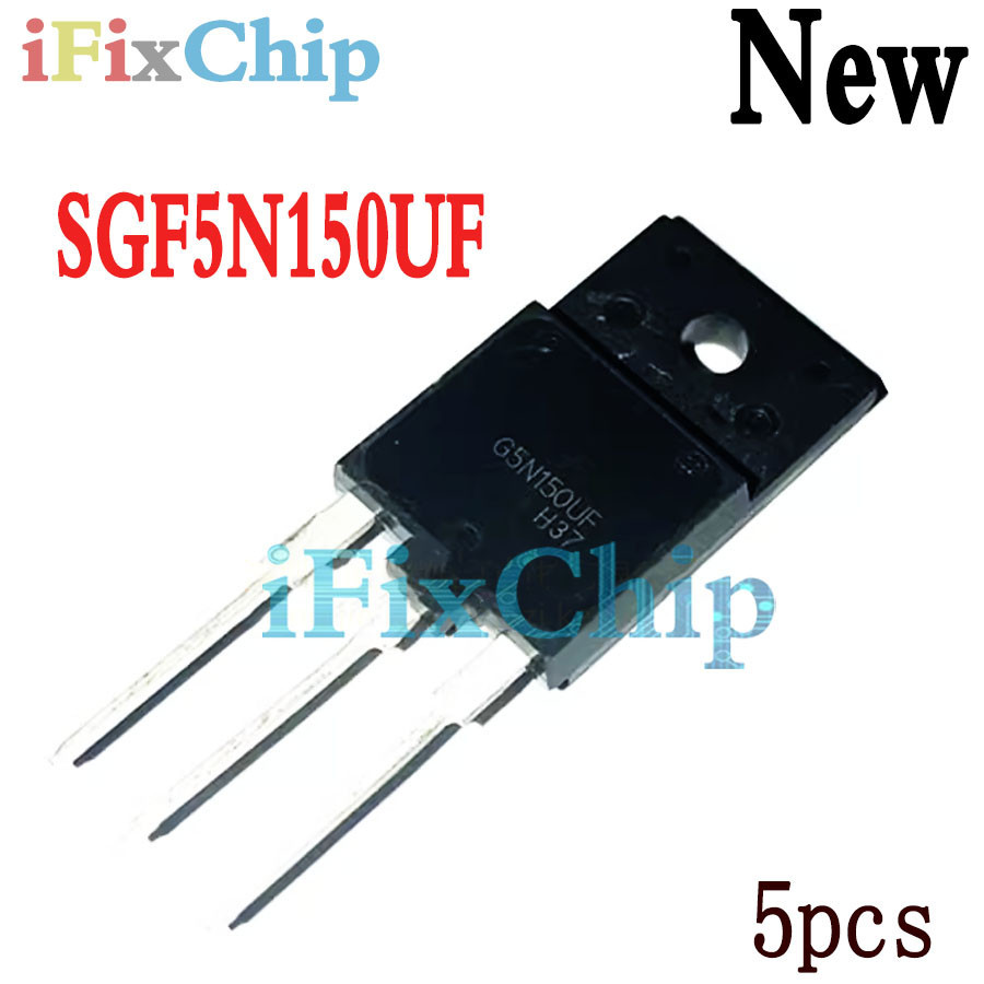 5 ชิ้นแบรนด์ใหม่ SGF5N150UF G5N150UF TO-3PF