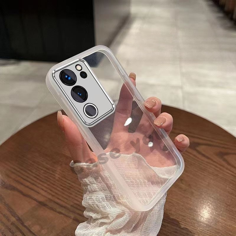 เคสโทรศัพท์ Vivo V29 สําหรับ Vivo V29 / Vivo V29 Pro Soft Clear Cover ปลอกป้องกันกล้องโปร่งใสกันกระแ