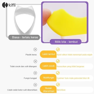【kifli1 】 มาสคาร ่ ามัลติฟังก ์ ชั ่ นอายไลเนอร ์ อายแชโดว ์ 3-in-1 ซิลิโคนแบบใช ้ ซ ้ ําได ้ เครื ่ องมือขนตา-KI