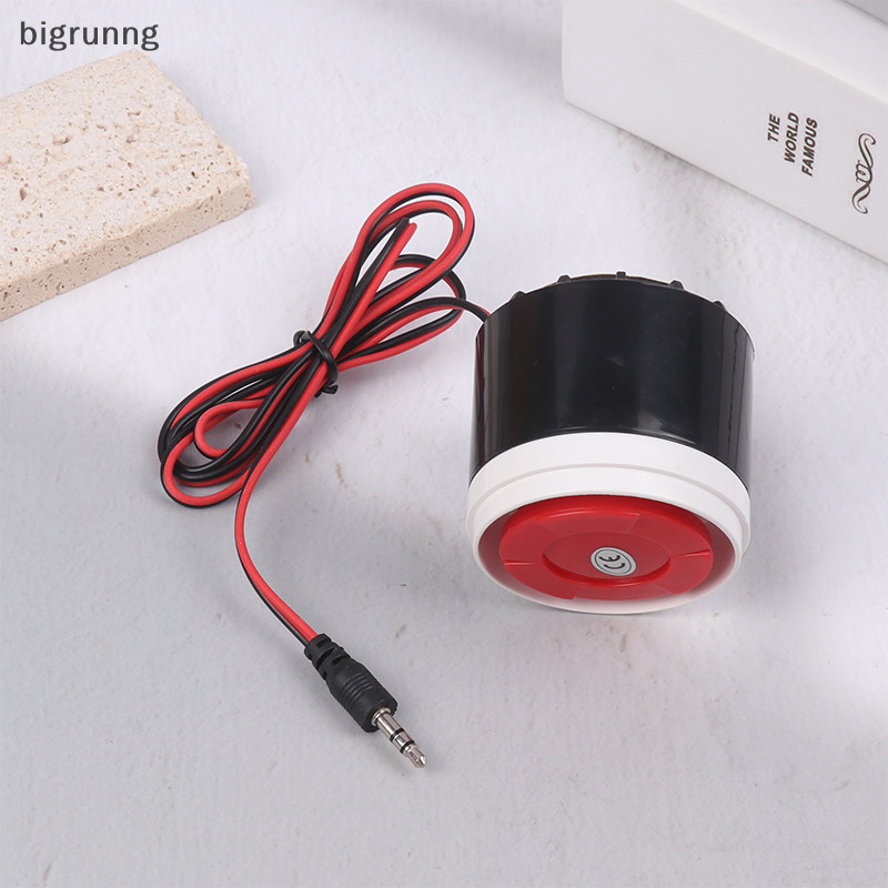 Bigrunng Mini แบบมีสายนาฬิกาปลุกไซเรน 120DB High-decibel Security Piezo Buzzer Alarm Horn สําหรับ Home Anti-theft ป ้ องกันระบบ SG
