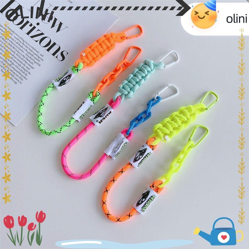 อุปกรณ์เสริมกระเป๋าคุณภาพสูง, เชือกเส้นเล็กดึงซิป DIY ไนลอน, อุปกรณ์เสริมสายรัดสมาร์ทโฟนโลหะ [Olini]