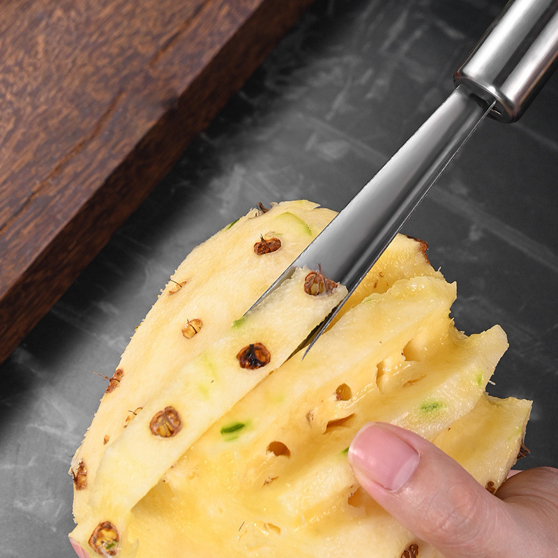 PQS ที่เลาะตาสับปะรด มีดเจาะตาสับปะรด แบบสแตนเลส - รูปที่ 6