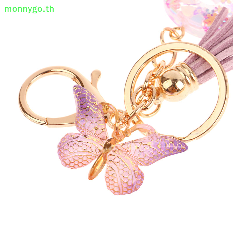Monnygo AZ Dreamy เลื่อมตัวอักษรพวงกุญแจสําหรับผู้หญิง sel จี้เริ่มต้นพวงกุญแจกระเป๋า Suspension กระเป๋า Ch รถ TH - รูปที่ 2