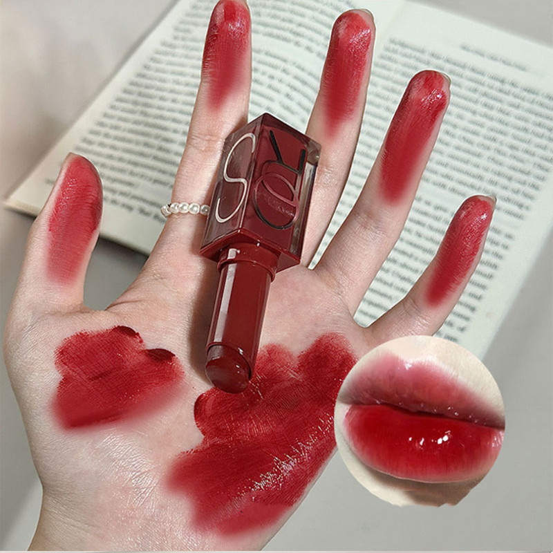 Sensory PARTY Red Mirror ลิปสติกธรรมชาติไวท ์ เทนนิ ่ งและมอยส ์ เจอร ์ ไรเซอร ์