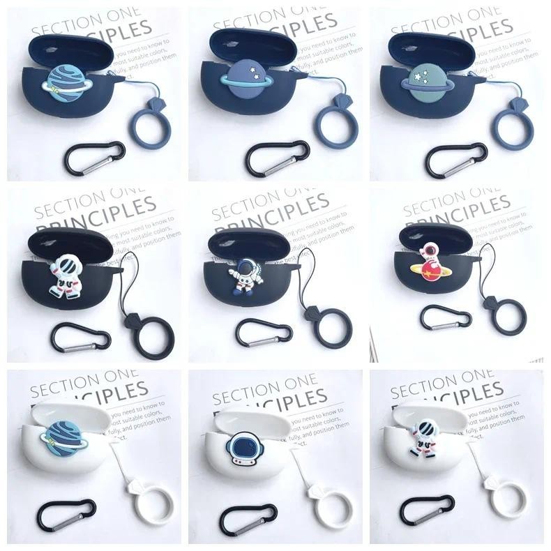 สําหรับ tozo T6 /T10 /NC9/ a3 /Golden X1 กรณีการ ์ ตูนนักบินอวกาศซิลิโคนหูฟังสําหรับ tozo Golden X1 