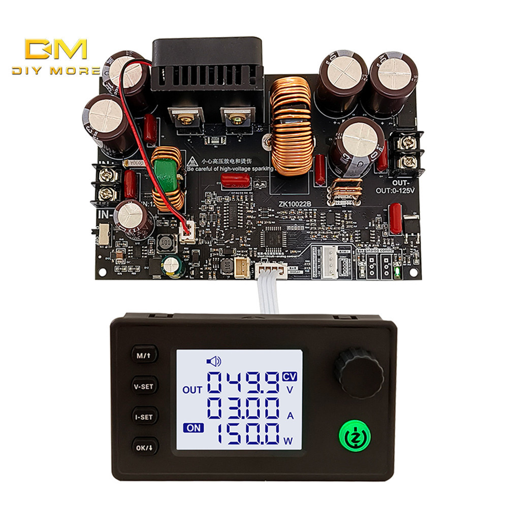 Diymore ZK-10022 CNC step-down DC ปรับแรงดันไฟฟ้าควบคุมแหล่งจ่ายไฟแรงดันไฟฟ้าคงที่โมดูลกระแสคงที่ 22A/1500W step-down โมดูลอินพุตแรงดันไฟฟ้า DC12-140V