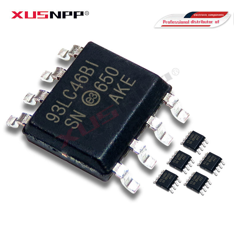 10PCS 93LC46B-I/SN SOP-8 93LC46-I/SN SOP 93LC46B SMD ส่วนประกอบอิเล็กทรอนิกส์