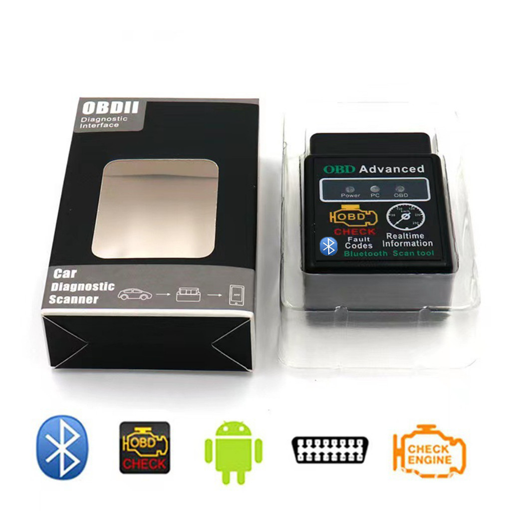 V2.1-7 Bluetooth เครื่องสแกนเนอร์วินิจฉัยแรงบิดสำหรับรถยนต์ OBD2 ELM327 HHOBD รองรับAndroid IOS
 - รูปที่ 5