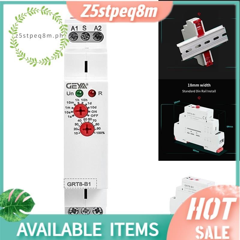 Z5stpeq8mGEYA GRT8-B1 Off Delay Time Relay Timer Relay Electronic Type 16A, GRT8-B1