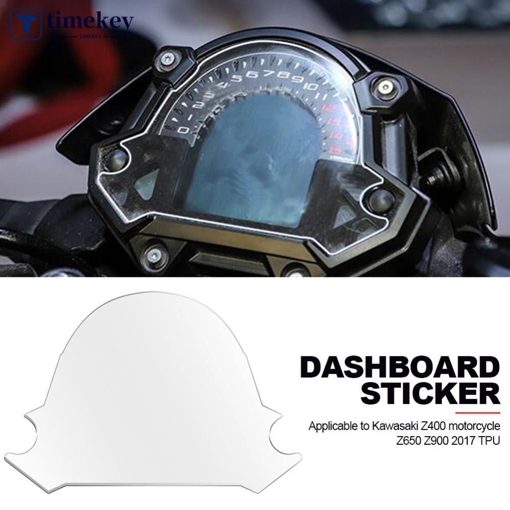 Timekey TPU รถจักรยานยนต์ Dashboard Protector Scratch หน้าจอเครื่องมือป้องกันฟิล์มสําหรับ Kawasaki Z