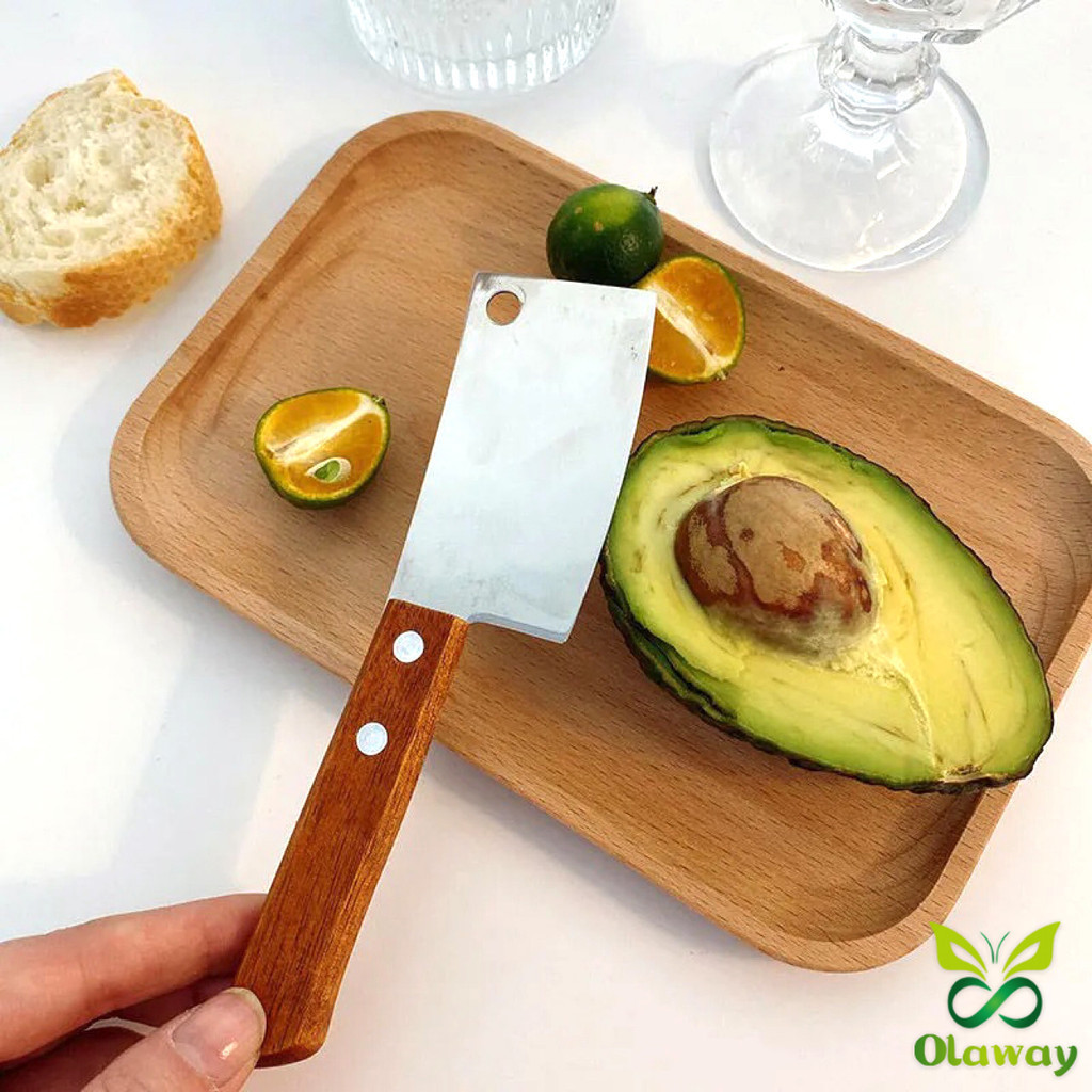 มีดอีโต้เล็ก mini ด้ามไม้ มีดบังตอจิ๋ว mini kitchen knife รูปที่ 5