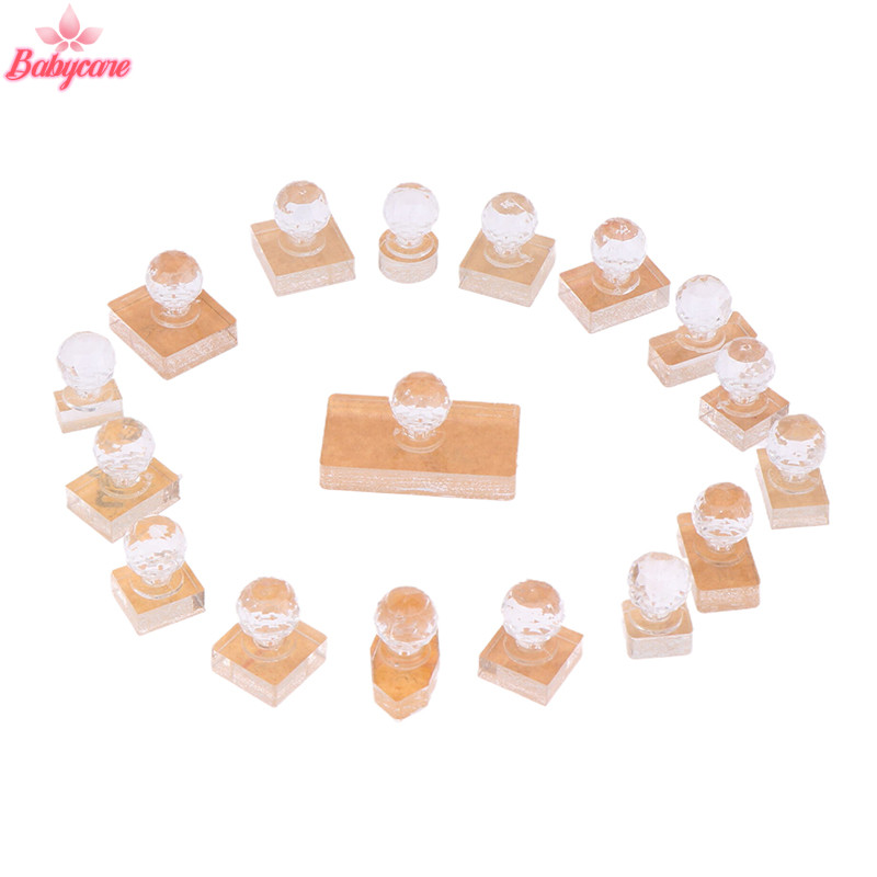 Byce> ผงคริสตัลกดแสตมป์เครื่องมือแป้งกดแม่พิมพ์แต่งหน้าอายแชโดว์รองพื้นเครื่องมือซ่อมแซมสูงแป้งกดแสตมป์ใหม่