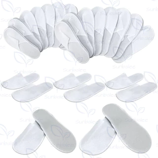 สลิปเปอร์ 1 บาท สลิปเปอร์โรงแรม กระดาษ ใช้แล้วทิ้งได้ รองเท้าใส่ในบ้าน รองเท้าใส่ในโรงแรม สินค้าพร้อมส่ง