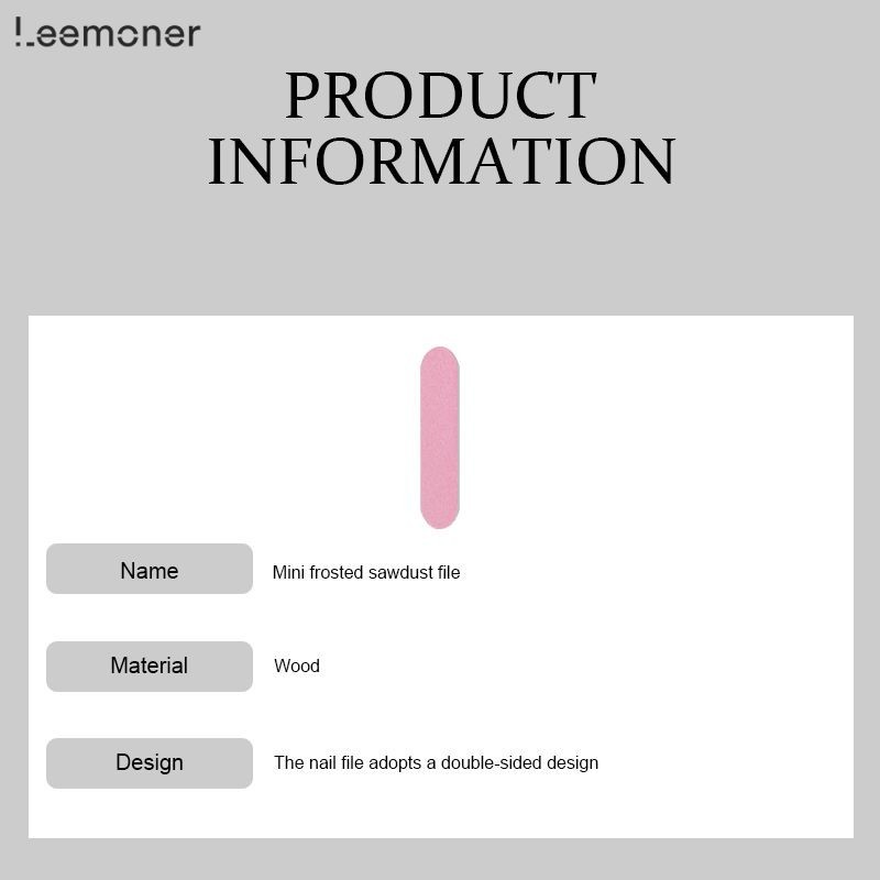 【Lemon】ตะไบขัดเล็บ ชนิดกระดาษทราย ขนาดเล็ก-LN - รูปที่ 7
