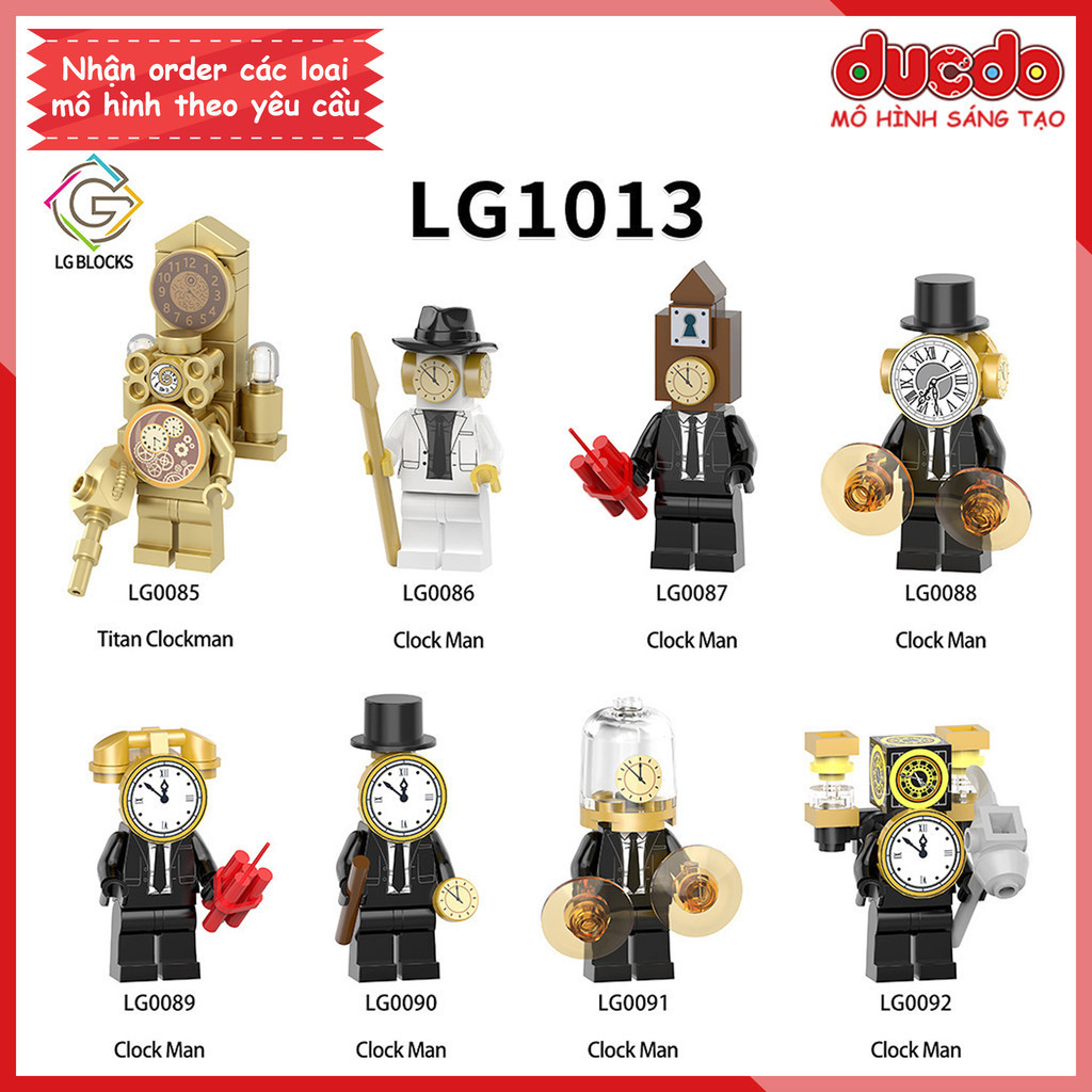 Minifigures Speaker TV Skibidi Toilet - LG1013 Mini Model Puzzle ประกอบของเล่น