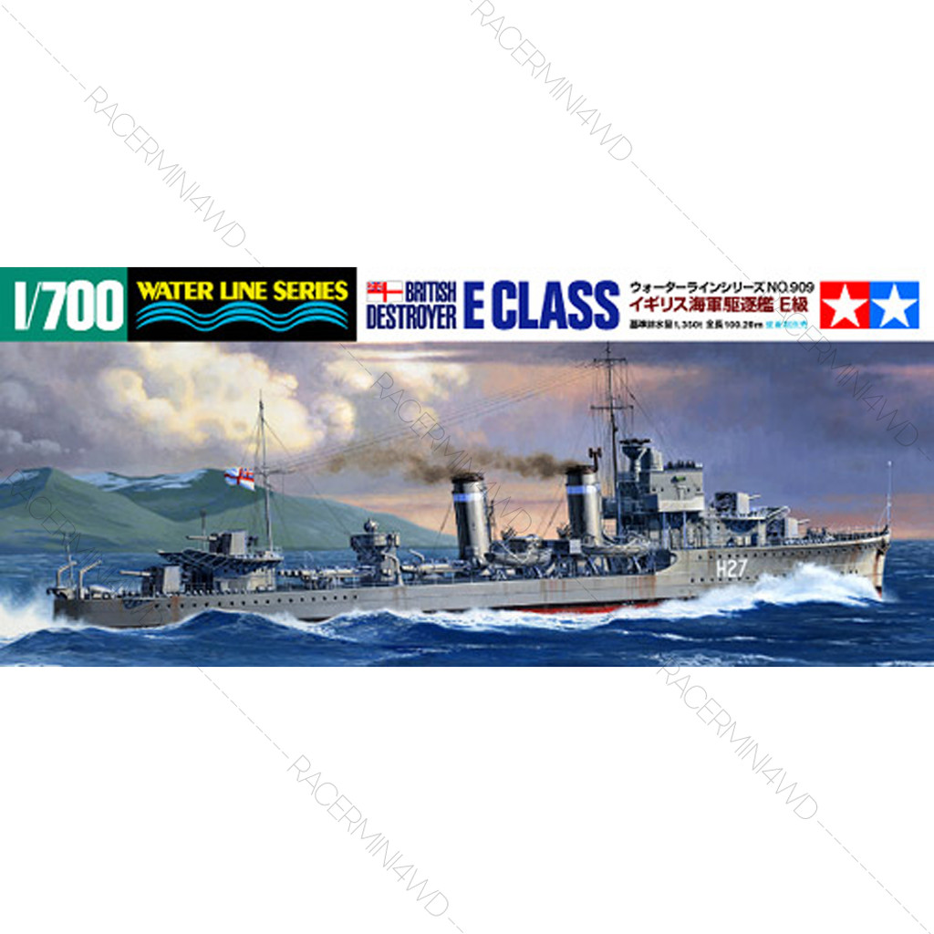 TAMIYA 31909 1/700 British Destroyer E Class ชุดโมเดลประกอบทามิย่าแท้