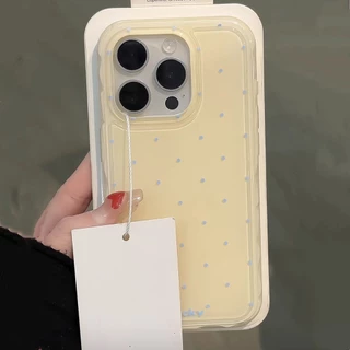 Dots Candy เคสโทรศัพท์สําหรับ iPhone 17ProMax 16Pro 15 14 13 12 Pro Max ครอบคลุมเต็มรูปแบบกันกระแทก Double Layer ป้องกันอะคริลิค