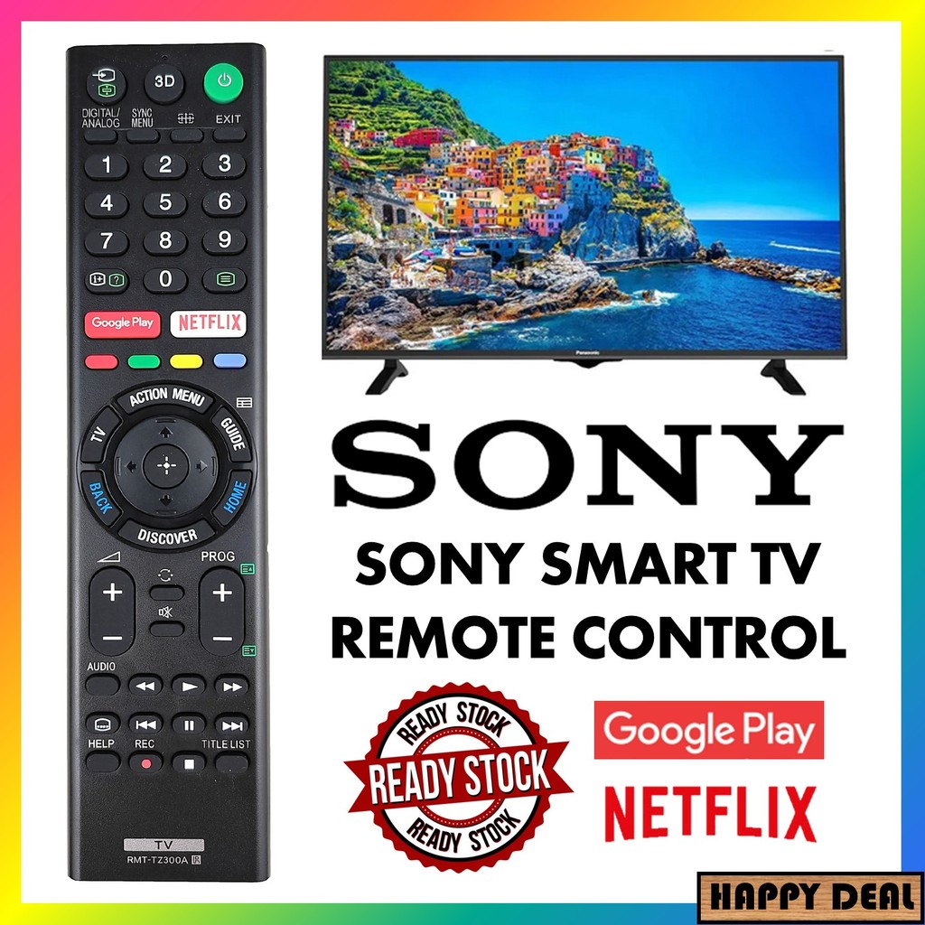 SONY SMART TV REMOTE CONTROLMENT (RMT-TZ300A)