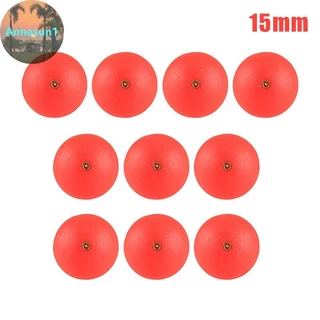 Annasun 10 ชิ้น EPS Float Foam Eye-สะดุดตาถั่วตกปลาลอยลอยตัวกลางแจ้งตกปลาลอยรอก 15 มิลลิเมตร-36 มิลลิเมตร TH