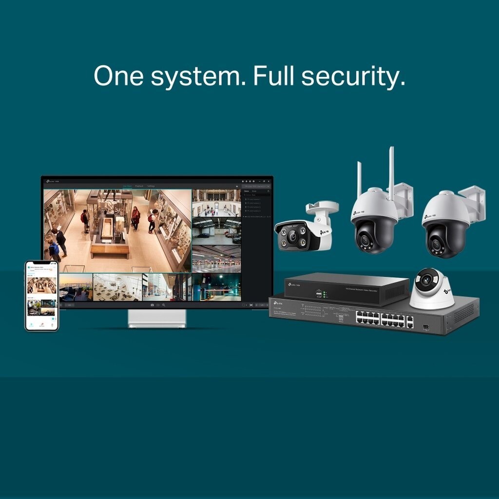 TP-LINK VIGI C540-W 4MM 4MP OUTDOOR FULLCOLOR WIFI NETWORK CAMERA กล้องวงจรปิด