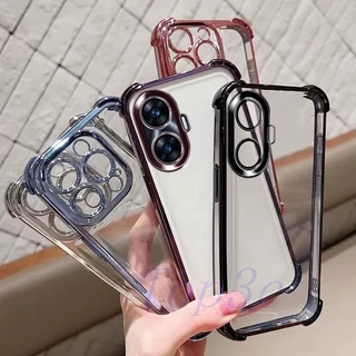เคส Realme C55 เคสโทรศัพท์โปร่งใสสี่มุมป้องกันการตก SJDK