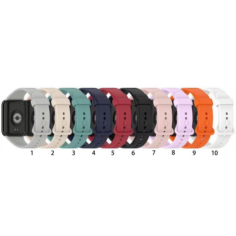 สายซิลิโคนสําหรับ Redmi Watch 5 4 Xiaomi Band 9pro 8pro