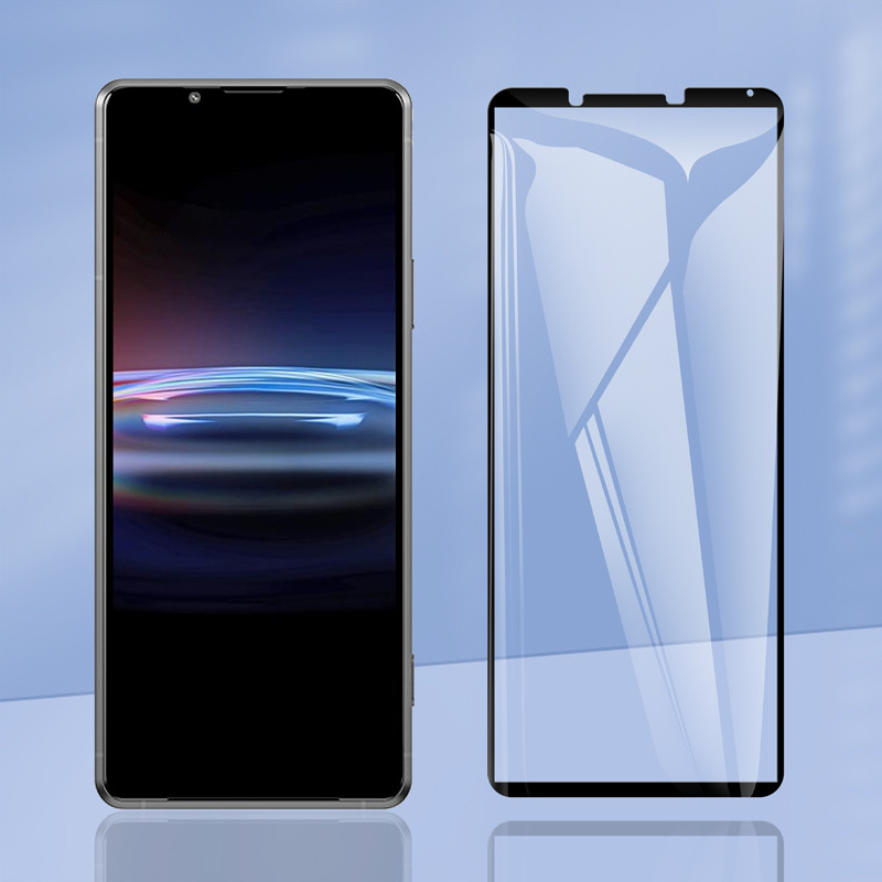 กระจกนิรภัยแบบเต็มหน้าจอสําหรับ Sony Xperia Pro-I Pro I 6.5 "9H Ultra Thin Premium โทรศัพท์ป้องกันการระเบิดป้องกันฟิล์ม
