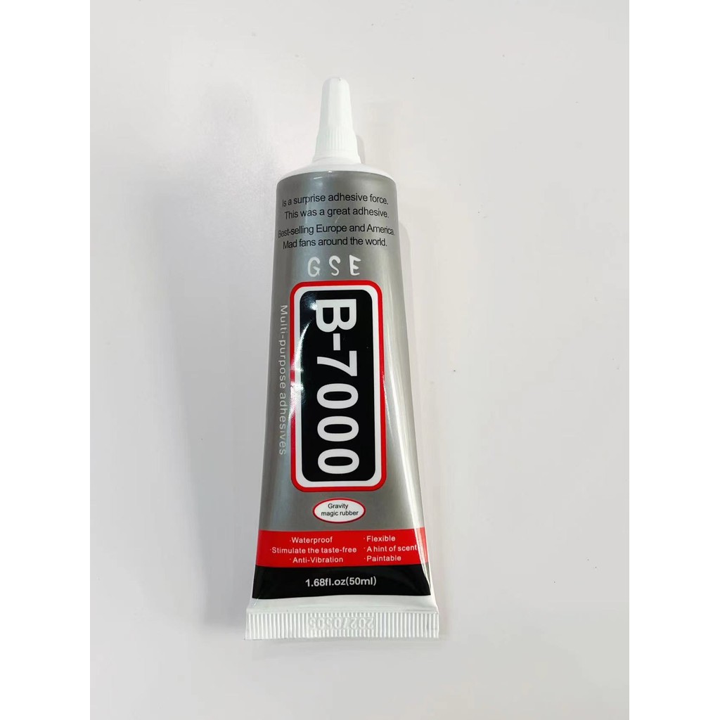 กาวยาว B7000 พร้อมปลายเข็มสำหรับหน้าจอโทรศัพท์, กาวแห้งธรรมชาติสำหรับทำเครื่องประดับ DIY - รูปที่ 2