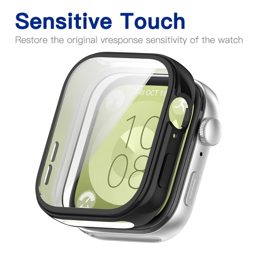 กรณีป้องกัน TPU for Huawei Watch Fit 4/4 Pro นุ่มเต็มกันชนป้องกันหน้าจออุปกรณ์เสริมนาฬิกาสมาร์ท for Huawei Watch Fit 3 - รูปที่ 4