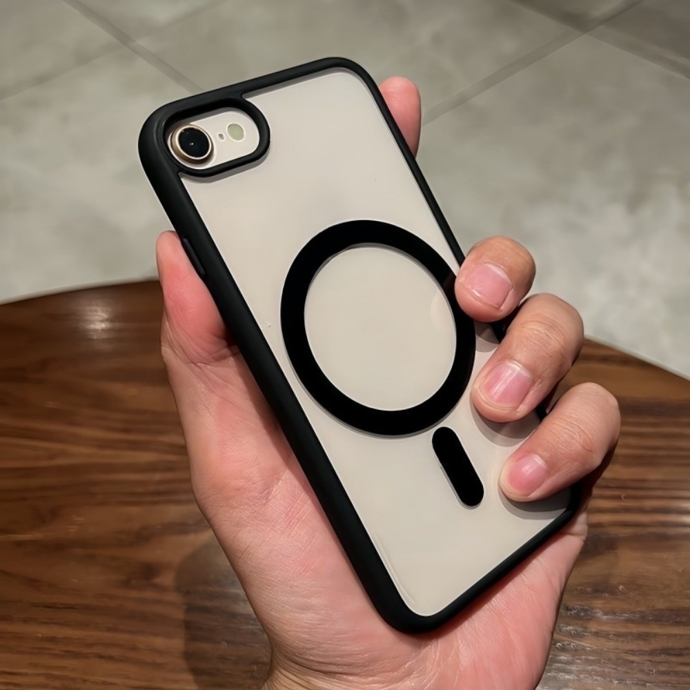 เหมาะสําหรับ iPhone 7 8 Plus SE2 SE3 X XS Max 11 Pro Max เคสโทรศัพท์ชาร์จไร้สาย, เคสกันกระแทกโปร่งใส