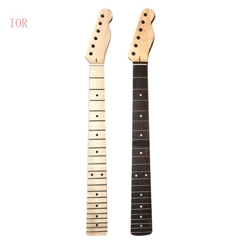 Ior กีต้าร์คอ DIY กีตาร์ไฟฟ้าคออะไหล่ 22 Frets อุปกรณ์กีตาร์ไฟฟ้า