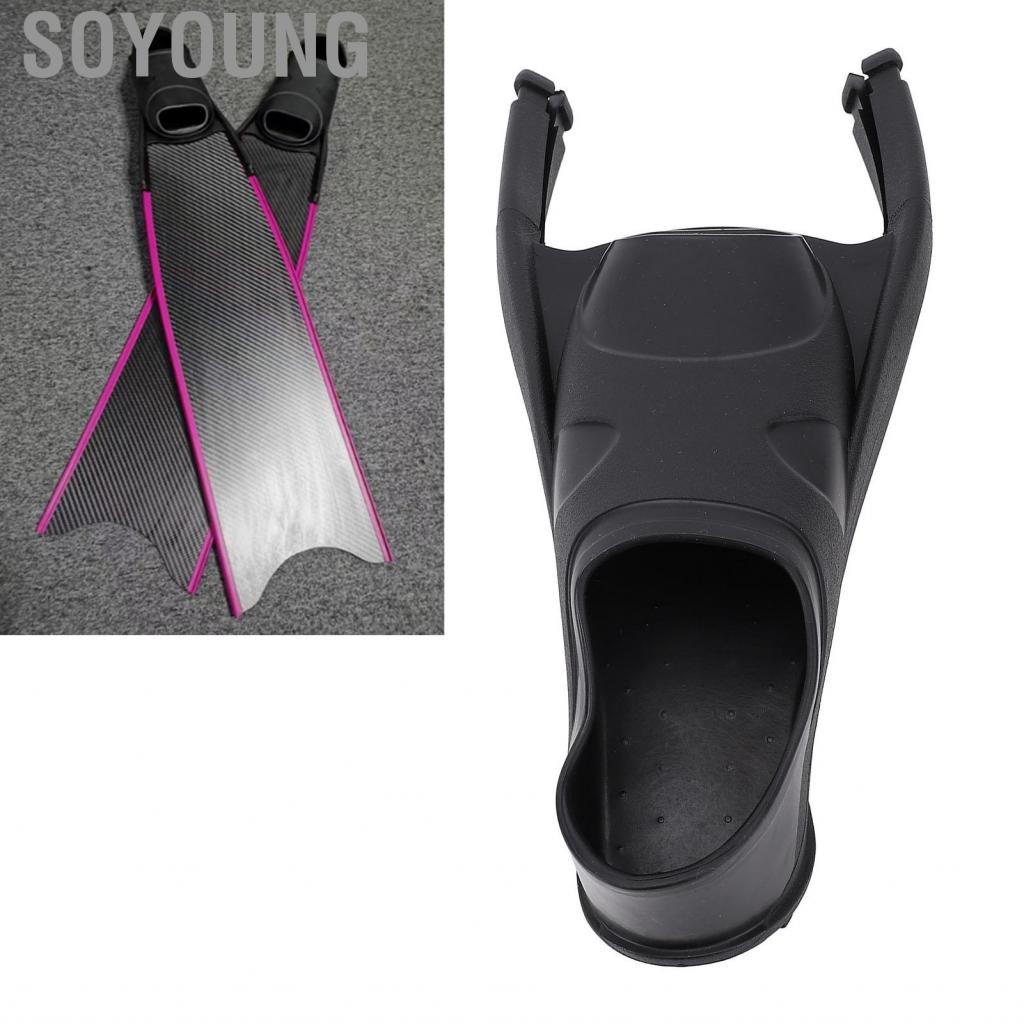 Soyoung Diving Fin Foot Pocket Freediving ง่ายต่อการติดตั้งและลบ antislip (S (37-38))