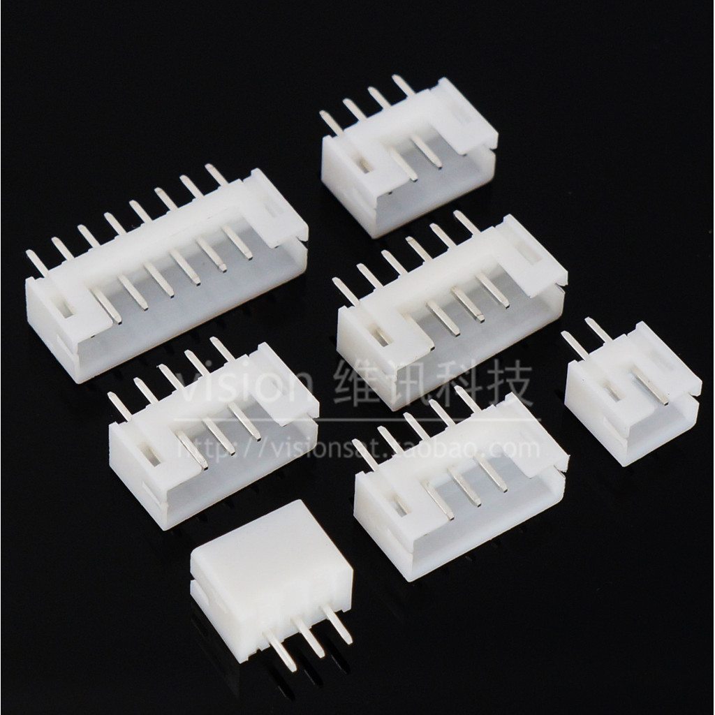 (10 ชิ้น) Ph2.0 Straight Pin White Socket Pin Socket 2p 3p 4p 5p 6p 8pin 2.0MM
