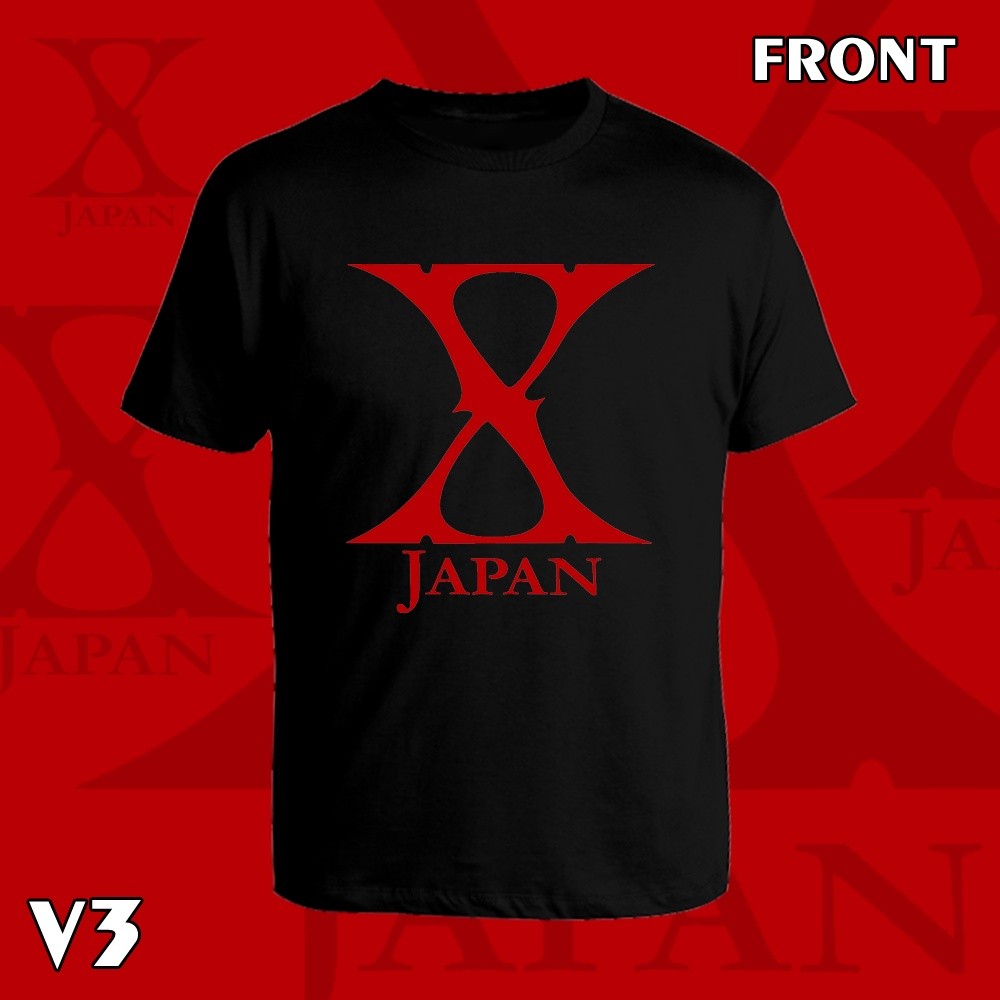 new [Csndice] เสื้อยืด คอกลม แขนสั้น X japan LOGO สกรีน Flex pu  ขอบสวย คมชัด ผ้า cotton 100% - รูปที่ 3