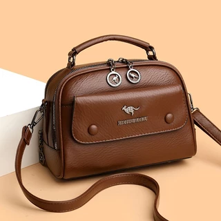 Retro แฟชั่นผู้หญิงกระเป๋าสี่เหลี่ยมเล็ก All-Match Commuter กระเป๋าสะพายแบบพกพาสุภาพสตรีแบบพกพาไหล่กระเป๋า Messenger